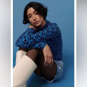 UO Ellie printed pullover sweater